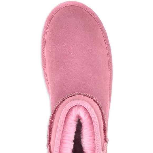 Women's Suede Winter Boots - Picture 4 of 17